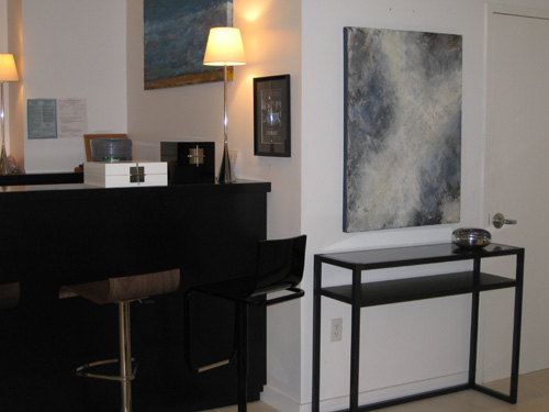 The Ligne Roset Furniture Showroom with Black and White