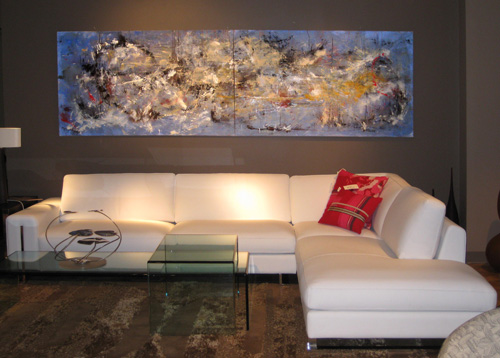 The Roche Bobois Showroom with Untitled